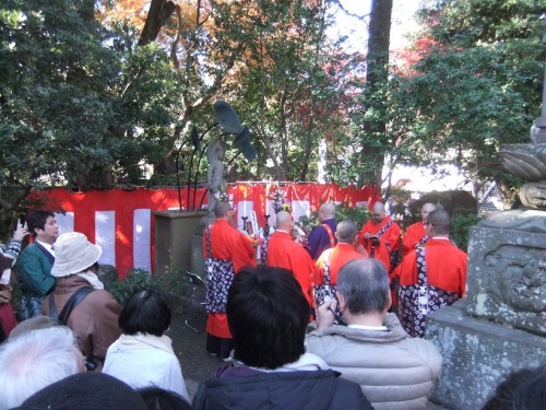 そば守観音供養祭そば献供式３
