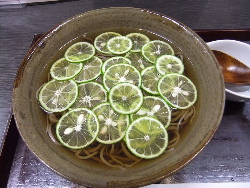 正覚_田中屋＠新宿タカシマヤのすだち蕎麦１20120621.JPG