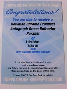 Luis Urias 緑リフオート　(９９枚限定).JPG