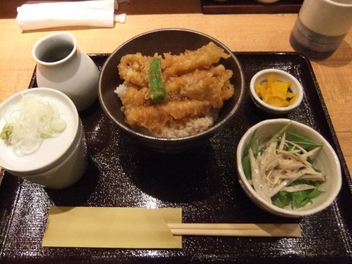 千住仲町・蕎麦こみやのそばと穴子天丼のセット