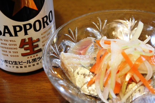 晩酌　ニシンの酢漬け (3).JPG