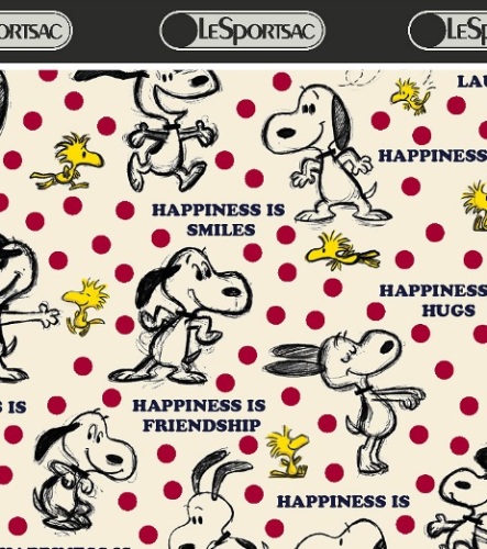 スヌーピーの描き方が新鮮 Peanuts Lesportsac 秋冬コレクション が16年7月6日から発売です スヌーピーとっておきブログ 楽天ブログ