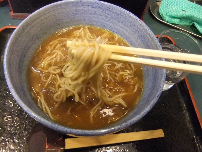 小諸そば＠新越谷駅のカレー南蛮そば２20130224.JPG