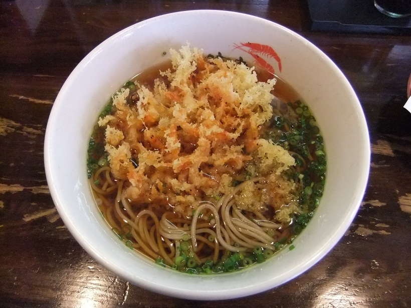 鐘庵富士田島店の桜えびそば４20120320.JPG