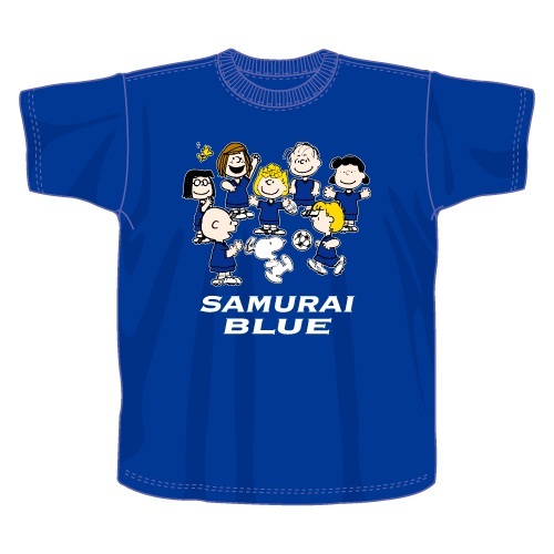 がんばれsamurai Blue スヌーピーサッカー日本代表コラボｔシャツ発売中 スヌーピーとっておきブログ 楽天ブログ