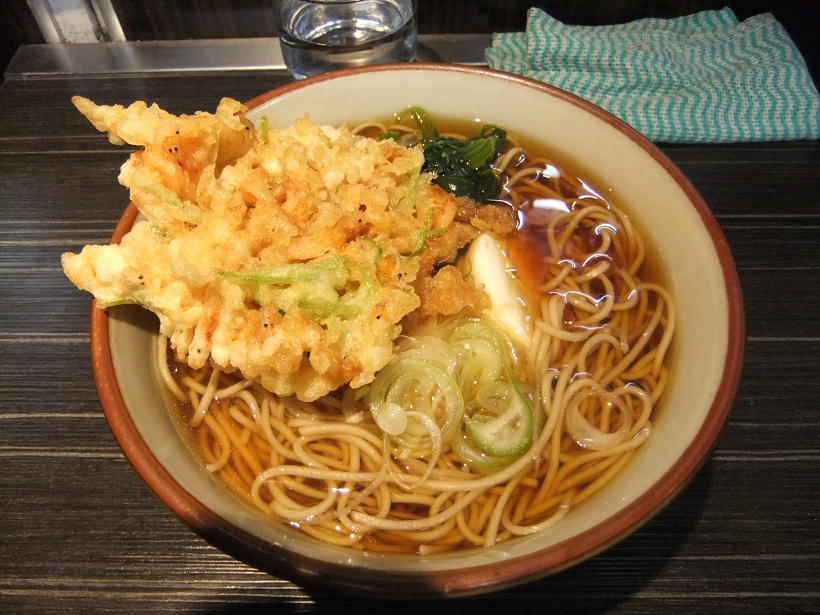 文殊＠浅草の桜海老天そば１20120317.JPG