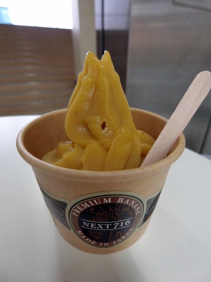 NEXTファーム宮崎 　宮崎皮ごとバナナソフトクリーム.JPG