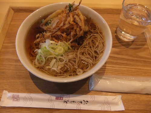 源太郎そば＠春日のかき揚げそば１