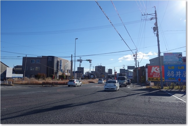 107国道に戻りました