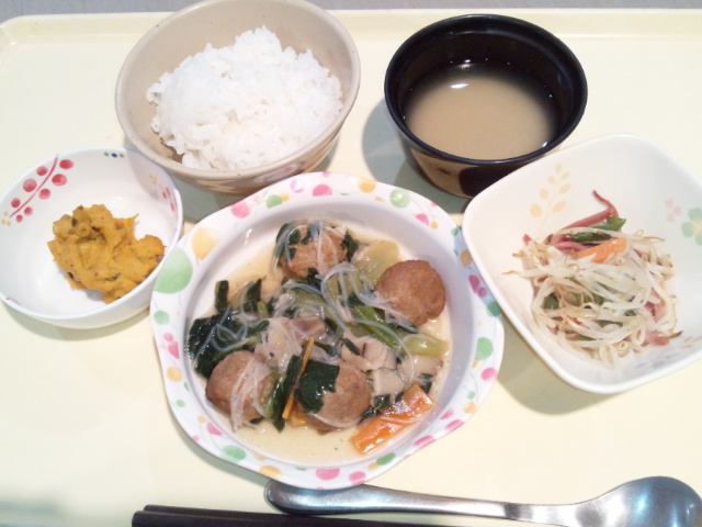 揚げ肉団子の中華あん