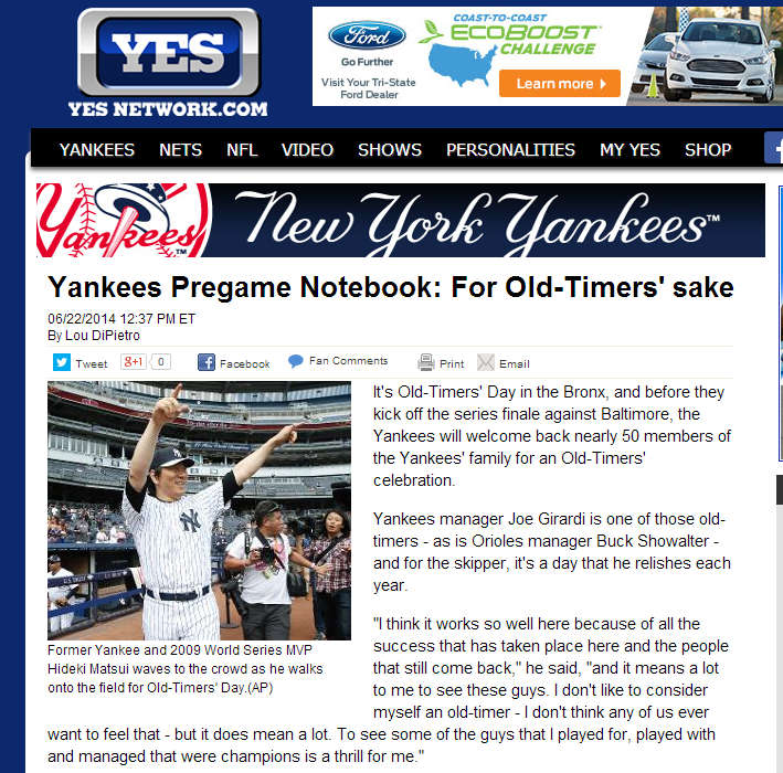 Yankees Pregame Notebook  For Old Timers  sake.jpg