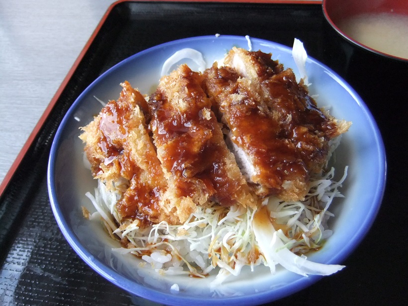 伊那市役所食堂アザレアのミニソースカツ丼20131211.JPG