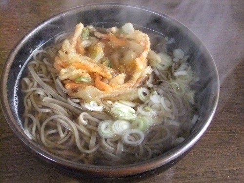 千住柳町・千寿家のかき揚げそば１20120218.JPG