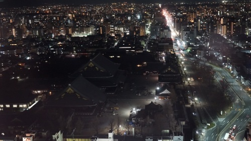 京都タワーからの夜景　東本願寺.jpg