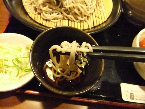 千住２丁目・はなの舞北千住店の麺とミニ丼セット２20130306.JPG