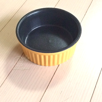 150826 セリアのフッ素加工のココット型