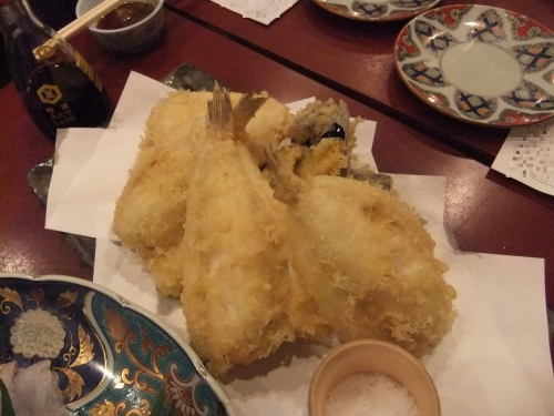 越後路＠四ツ谷の新潟柳かれいの天ぷら１20121210.JPG