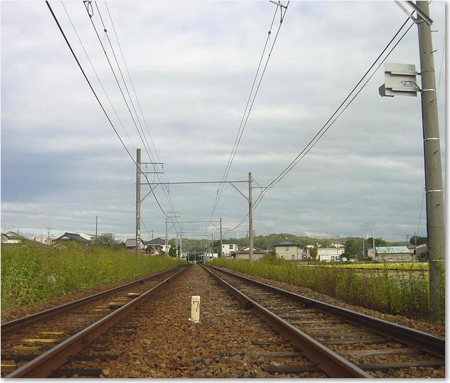 38踏切から