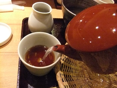 千住仲町・蕎麦こみやのそば湯