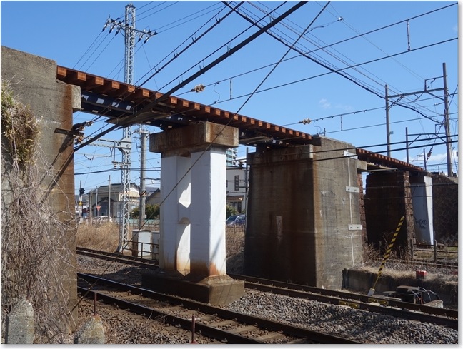 33三岐鉄道北勢線の鉄橋を・・・