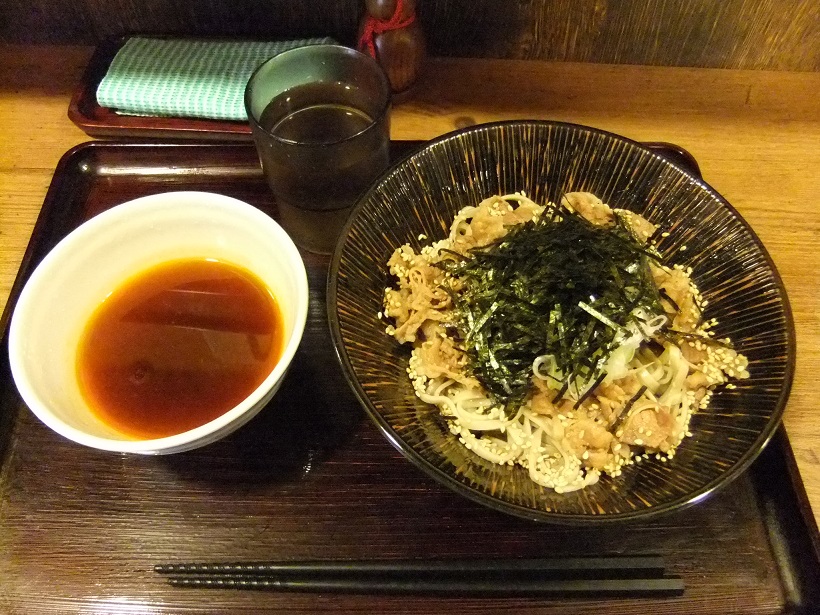 生そば玉川池袋東口店の肉つけそば480円20131230.JPG