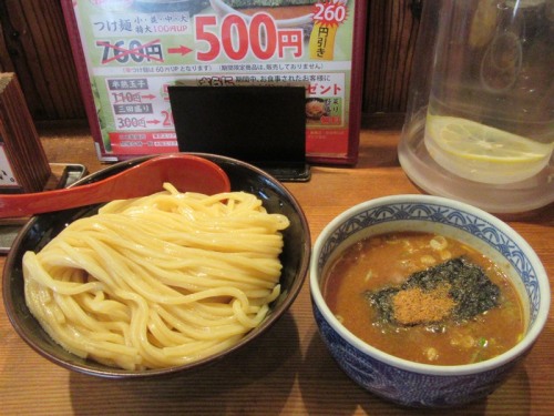 三田製麺所 中野店_感謝祭つけ麺大500円.JPG